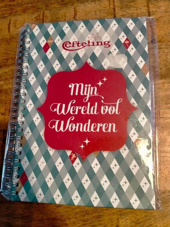 Efteling mijn wereld vol wonderen schrijfblok pretpark park, Verzamelen, Efteling, Zo goed als nieuw, Ophalen of Verzenden