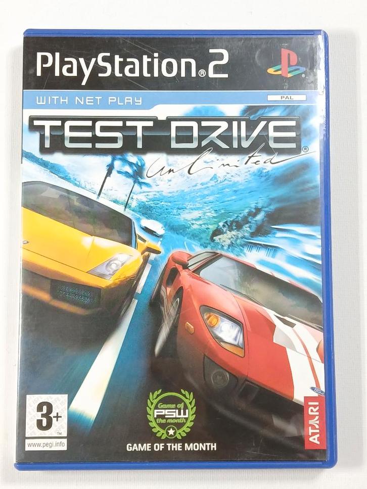Test Drive Unlimited - PlayStation 2 - PAL - Compleet, Spelcomputers en Games, Games | Sony PlayStation 2, Zo goed als nieuw, Racen en Vliegen