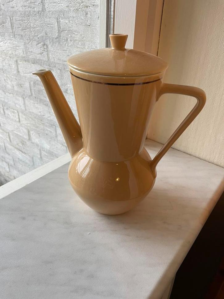 Koffiepot DE, Huis en Inrichting, Keuken | Servies, Zo goed als nieuw, Overige typen, Overige stijlen, Porselein, Ophalen of Verzenden