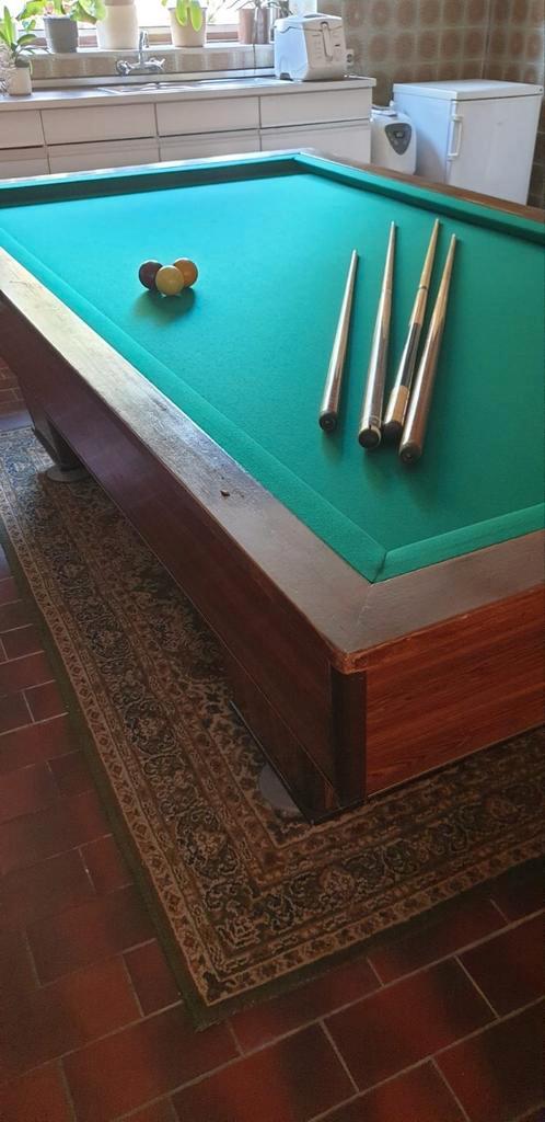 Biljart tafel, Sport en Fitness, Biljarten en Poolen, Gebruikt, Biljarttafel, Ophalen