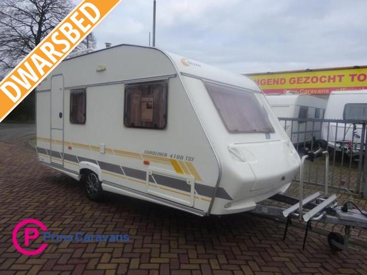 Delta 4100 TSF, Caravans en Kamperen, Caravans, Bedrijf, tot en met 4, 750 - 1000 kg, Overige, Delta, Dwarsbed, Overige typen