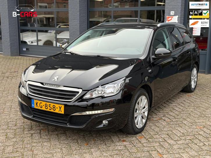 Peugeot 308 SW 1.2 PureTech Style Pano|Pdc|Nap|Trekhaak|Tops, Auto's, Peugeot, Bedrijf, Te koop, ABS, Airbags, Airconditioning