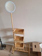 Bamboe Spiegelkast met Opbergruimte, Huis en Inrichting, Badkamer | Badkamermeubels, Ophalen, Spiegelkast, 100 tot 150 cm, 50 tot 100 cm