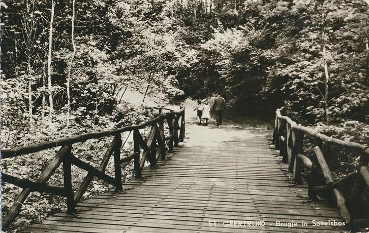 St Geertruid - Brugje in Savelsbos [KRST005-6547, Verzamelen, Ansichtkaarten | Nederland, Gelopen, Noord-Brabant, 1960 tot 1980