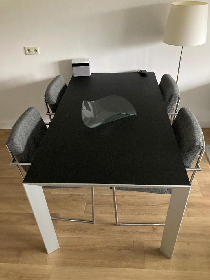 Eettafel Kristalia, Huis en Inrichting, Tafels | Eettafels, Zo goed als nieuw, 50 tot 100 cm, 150 tot 200 cm, Vijf personen of meer