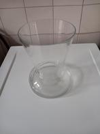 Glazen vaas met brede hals (Nijmegen oost), Gebruikt, Overige kleuren, Ophalen of Verzenden, Glas