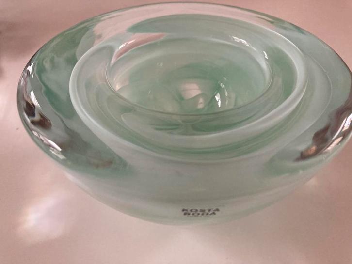 Kosta Boda Atoll Anna Ehrner Theelicht houder Gemerkt, Antiek en Kunst, Curiosa en Brocante, Verzenden