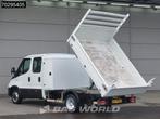 Iveco Daily 35C14 Kipper met Kist Dubbel Cabine Dubbellucht, Auto's, Stof, Gebruikt, Euro 6, Iveco