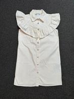 Nieuwe creme jurk blouse met ruffels maat S van Zara, Kleding | Dames, Jurken, Overige kleuren, Zara, Nieuw, Ophalen of Verzenden