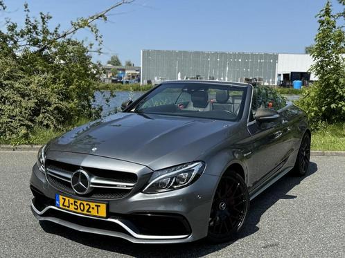 Mercedes C63S AMG Cabrio / Carbon / Burmeister Leer, Auto's, Mercedes-Benz, Bedrijf, Te koop, C-Klasse, ABS, Airbags, Airconditioning