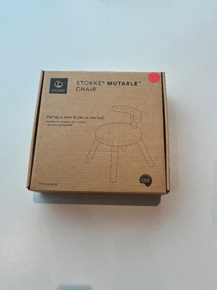 Stokke Mutable V2 Kinderstoel - White, Kinderen en Baby's, Kinderstoelen, Nieuw, Overige typen, Ophalen of Verzenden