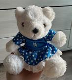 Witte pluche knuffel Polar Bear ijsbeer Dame polkadot jurk, Ophalen of Verzenden, Nieuw, Beer