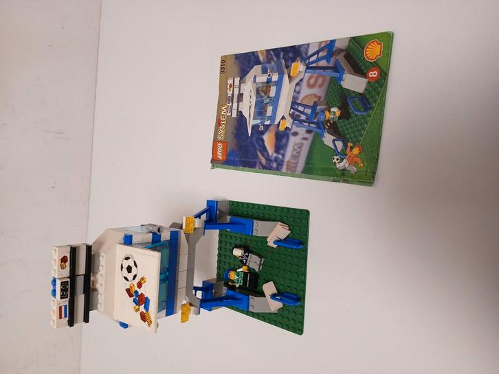 Lego 3310 press box wk 1998 shell promotion, Kinderen en Baby's, Speelgoed | Duplo en Lego, Zo goed als nieuw, Ophalen of Verzenden