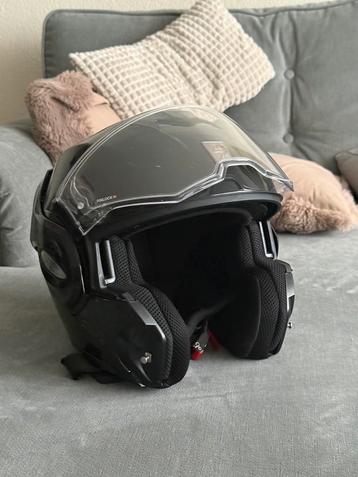 Scorpion exo tech evo glossy black M incl doos en hoes beschikbaar voor biedingen