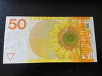 50 gulden biljet 1982 Zonnebloem - strak, Ophalen of Verzenden, 50 gulden, Los biljet