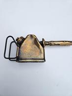 Vintage G. Barthel Benzine Aansteekbrander, Sieraden, Tassen en Uiterlijk, Broches, Brons, 4 tot 7 cm, Gebruikt, Ophalen of Verzenden