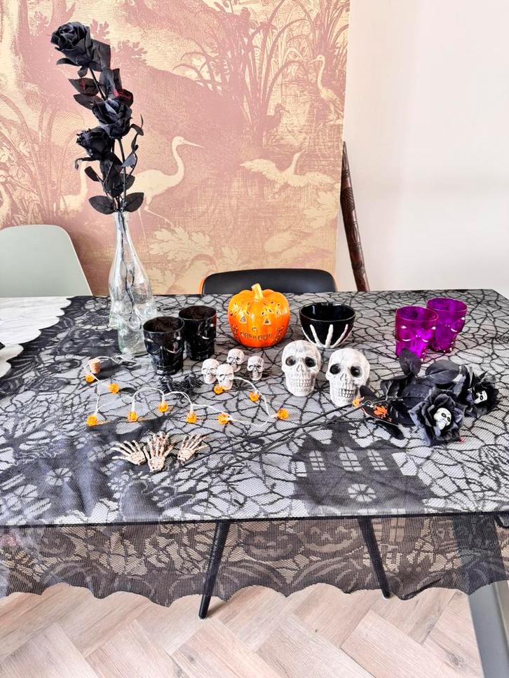Helloween decoratie, Hobby en Vrije tijd, Feestartikelen, Zo goed als nieuw, Versiering, Ophalen of Verzenden