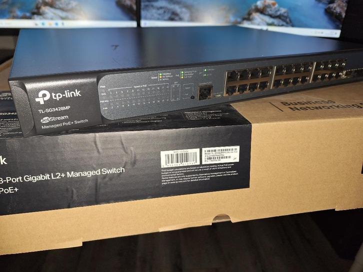 Netwerkswitch TP-Link TL-SG3428MP, Computers en Software, Netwerk switches, Gebruikt, Ophalen