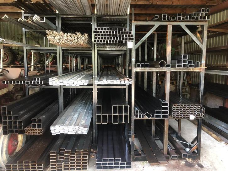 Koker, Plat, strip, ronde buis, gegalniviseerd,enz...., Doe-het-zelf en Verbouw, Metalen, Nieuw, IJzer, Ophalen