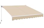 Nieuw zonnescherm tuinluifel handslinger slinger beige, Tuin en Terras, Zonneschermen, Ophalen, Nieuw, Minder dan 250 cm, 150 tot 300 cm