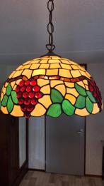 Glas in lood hanglamp en wandlampje, Ophalen, Zo goed als nieuw, Glas, Minder dan 50 cm