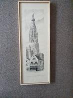 P. Vetter: Grote Markt in Breda, Antiek en Kunst, Kunst | Tekeningen en Foto's, Ophalen of Verzenden