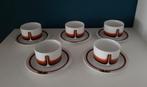 Vijf Eschenbach retro kop en schotels, Huis en Inrichting, Ophalen of Verzenden, Zo goed als nieuw, Overige stijlen, Kop(pen) en/of Schotel(s)