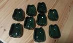 9 Groene Paprika Ovenschaaltjes - Linda Loves - Nieuwstaat, Keramiek, Nieuw, Ophalen of Verzenden, Schaal of Schalen