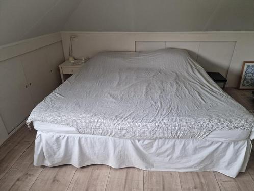 Kingsize Amerikaans Boxspring Bed 200 bij 195cm, Huis en Inrichting, Slaapkamer | Bedden, Tweepersoons, Overige maten, 200 cm