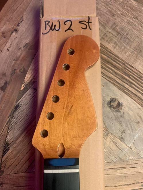 Stratocaster hals “ Dark Blackwood toets-Gloss lak” BW2, Muziek en Instrumenten, Instrumenten | Onderdelen, Nieuw, Elektrische gitaar