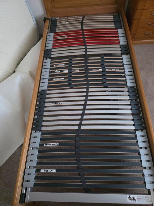 Flexus 4200 Elektrische Lattenbodem 90x200, Huis en Inrichting, Slaapkamer | Matrassen en Bedbodems, Gebruikt, Bedbodem, 90 cm