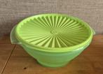 Tupperware Servalier Zonnekom met sterdeksel Groen, Ophalen of Verzenden, Zo goed als nieuw, Groen, Bak of Kom
