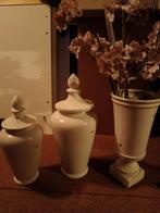 Mooie vazen met flowers old pink, Huis en Inrichting, Woonaccessoires | Vazen, Ophalen, Overige kleuren, 75 cm of meer, Glas