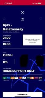 Ajax - Galatasaray Fside Zuid H 126, Eén persoon, Januari