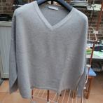 Oversized pull v-neck wol grijs Fabiana Filippi mt 44 (it 44, Maat 42/44 (L), Ophalen of Verzenden, Zo goed als nieuw, Grijs