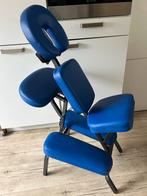 Inklapbare Stoel voor Stoelmassage - Blauw, Huis en Inrichting, Stoelen, Blauw, Ophalen of Verzenden, Zo goed als nieuw, Metaal