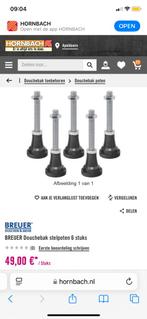 BREUER Douchebak stelpoten 6 stuks of 12 stuks, Verzenden, Nieuw, Overige typen
