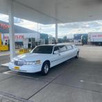 Lincoln town car limousine 1999 Wit, Auto's, Automaat, Achterwielaandrijving, 0 kg, Leder en Stof