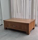 Salontafel, Huis en Inrichting, Tafels | Salontafels, Ophalen, Gebruikt, Modern massief eiken, 100 tot 150 cm