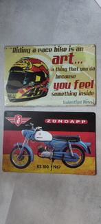 Metalen brommer borden, Ophalen of Verzenden, Nieuw