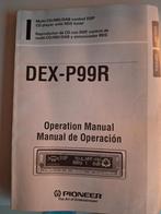 Handleiding pioneer DEX- P99R, Ophalen of Verzenden