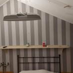 Stevig behang, grijs, gebroken wit, Huis en Inrichting, Stoffering | Behang, Ophalen, Minder dan 10 m², Grijs