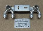 Uponor gemini muurplaat beugel 16x1/2 en 20x1/2 zie foto’s!, Ophalen, Nieuw
