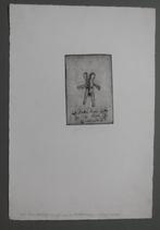 Leuke ets droge naald gesigneerd Philo of Thilo juni '72, Verzenden