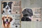 Metalen wandbord hond 20x30 cm (€7,50 p/st of 3 voor 21€), Ophalen of Verzenden, Zo goed als nieuw