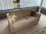 Bijenkorf/Linteloo 2-zitsbank - Beige, Ophalen, Zo goed als nieuw, Stof