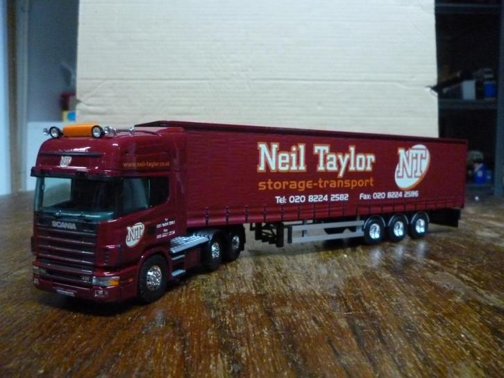 Tekno Scania 124 Neil Taylor, Hobby en Vrije tijd, Modelauto's | 1:50, Nieuw, Bus of Vrachtwagen, Tekno, Ophalen of Verzenden