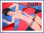 # Osvaldo Peruzzi #Milaan# Unieke Retro Vintage Zeefdrukken, Ophalen of Verzenden