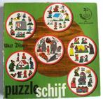 Houten puzzel schijf Walt Disney Kolibi Made in Holland, Verzenden, Gebruikt, Overige typen