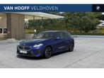 BMW 1 Serie 120 M Sport Automaat / Sportstoelen / Achteruitr, Parkeercamera, Zwart, 156 pk, Blauw